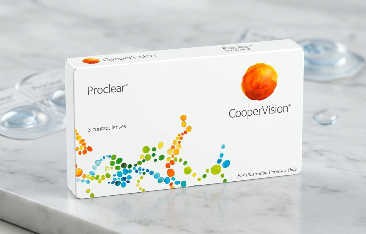Proclear – Lentilles de contact mensuelles (boîte de 6)